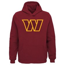 Outerstuff Youth Boys Washington Commanders NFL Primary Logo Fleece Hoodie