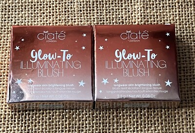 Ciaté London DATE NIGHT Glow-To Illuminating Blush - 2 Travel Sizes