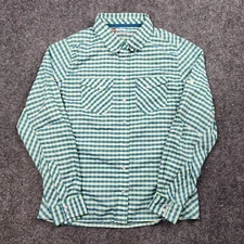 Simms Guide Series Shirt Womens Small Performance Fly Fishing Outdoor Pearl Snap