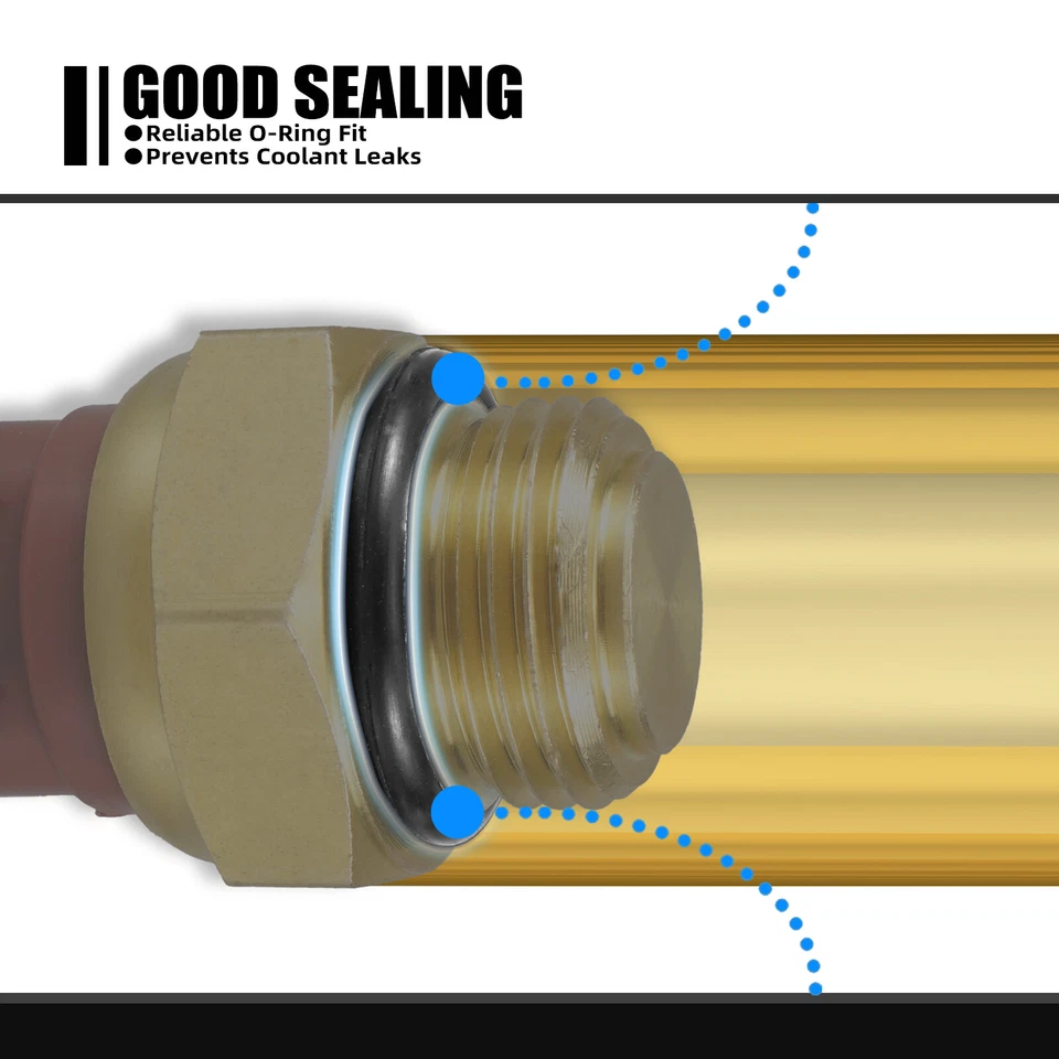 Interruptor térmico de temperatura del ventilador de refrigeración del radiador para KTM 690 Enduro / R 2008-2020 Foto 4 de 4