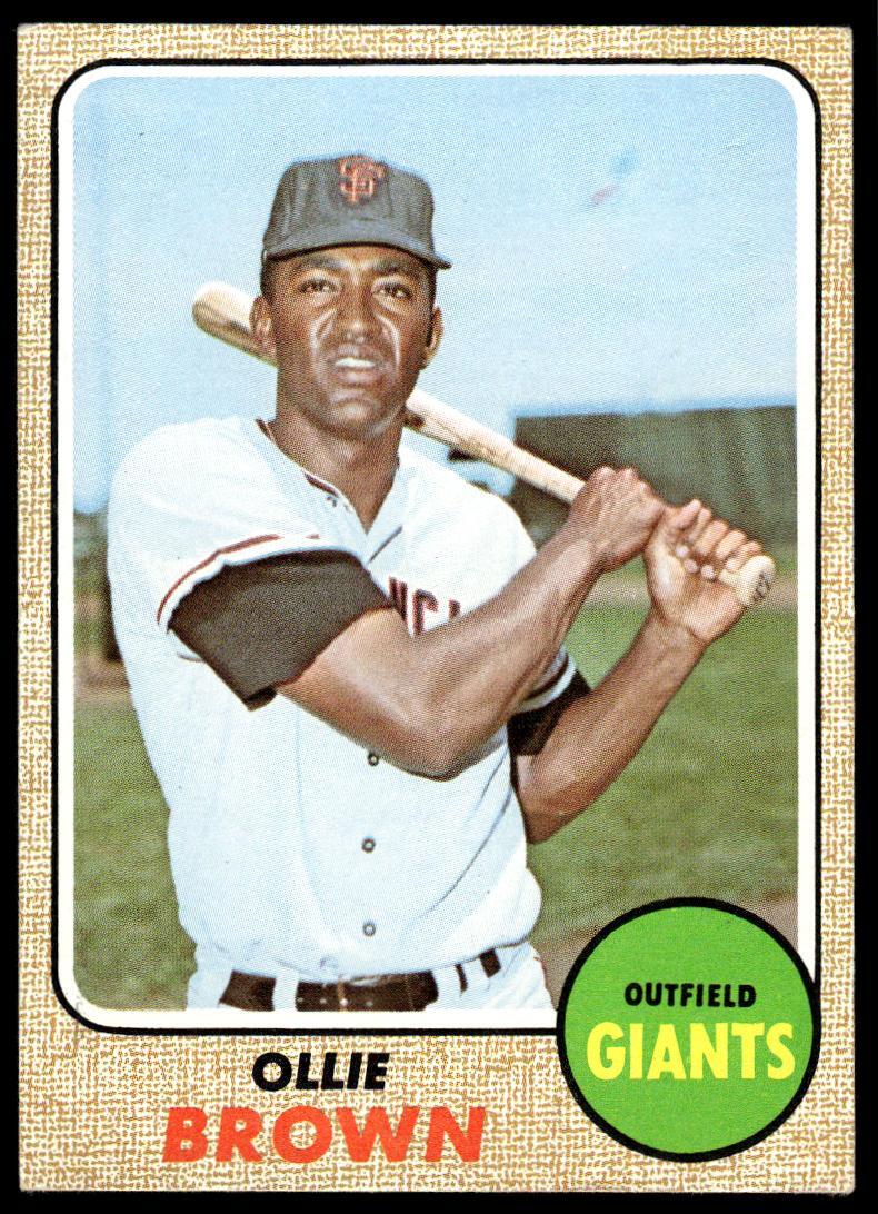 1968 Topps #223 Ollie Brown San Francisco Giants