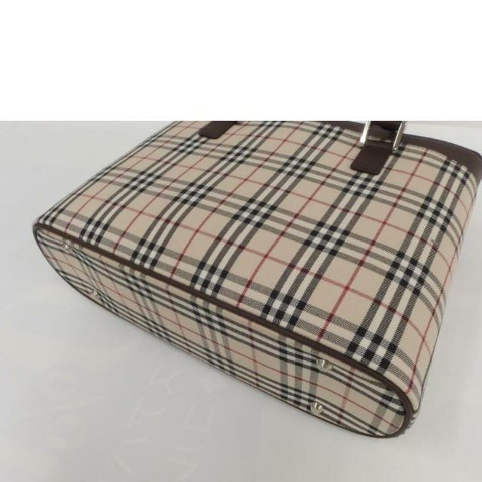 Auth BURBERRY Used bag purse Japan /Nova Check Hand/Ab Rank/82 eBay