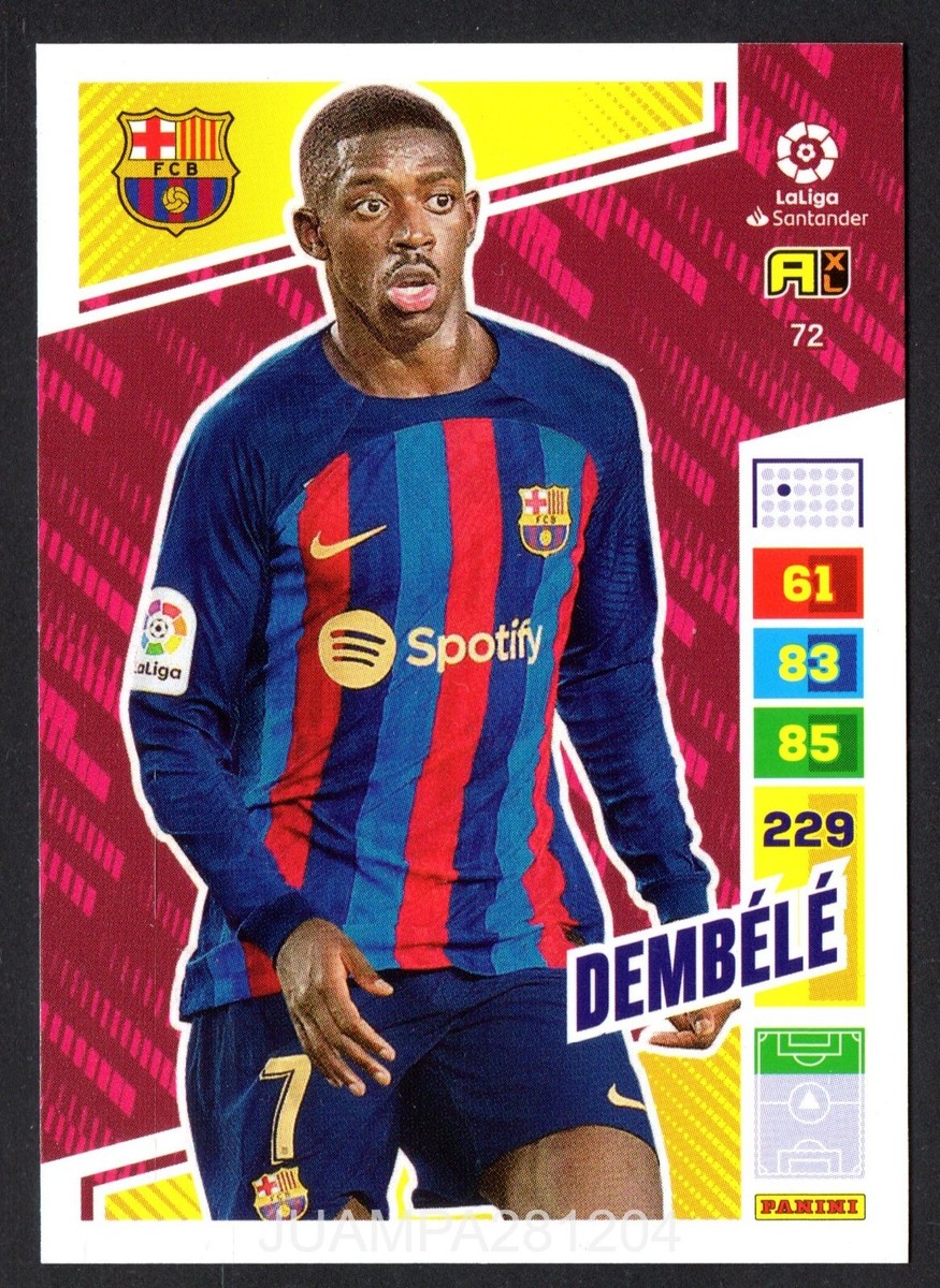 OUSMANE DEMBELE #72 FC BARCELONA 2022-23 CROMO PANINI ADRENALYN XL