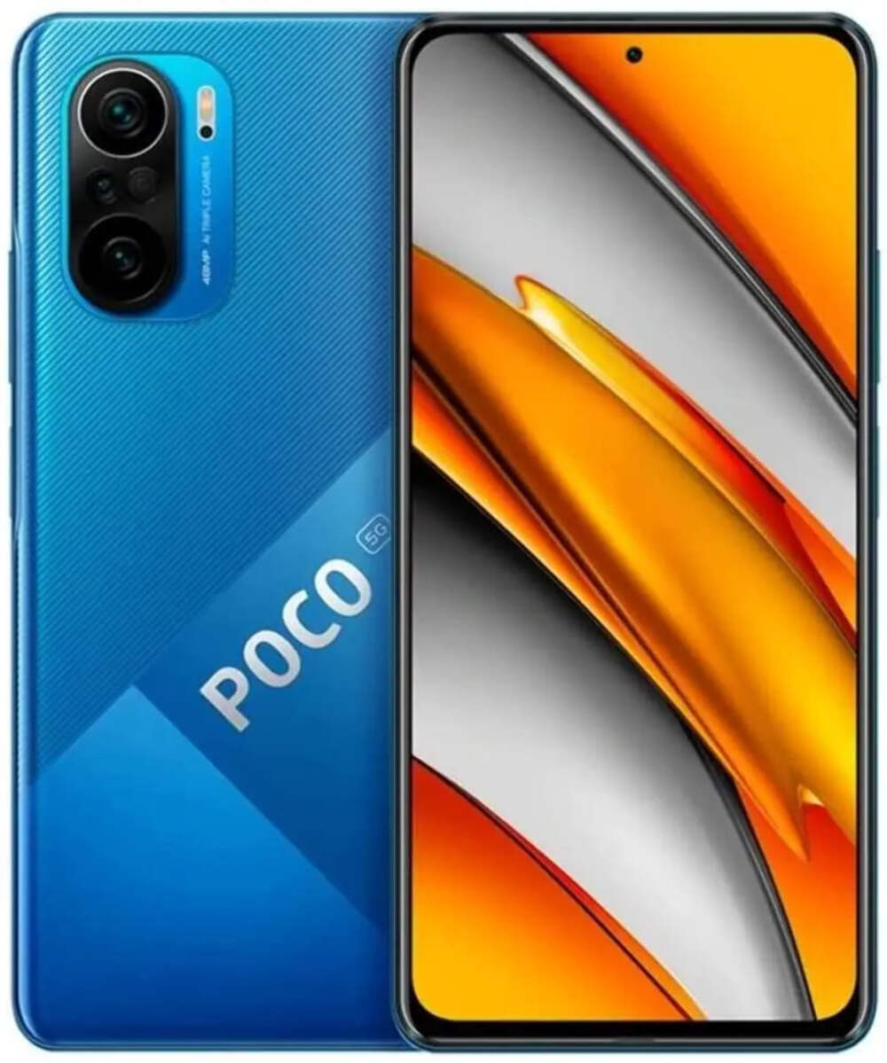 Xiaomi Poco F3 Smartphone 5G Bleu 128Go de Stockage avec Écran AMOLED