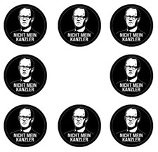 8-196x Einkaufswagen Sticker 4cm Papier-Aufkl...