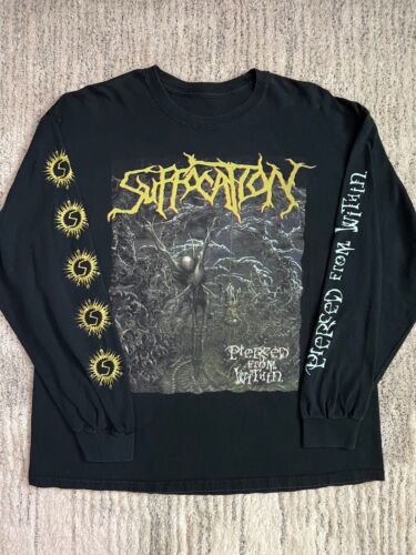 Suffocation "Pierced From Within" Long-Sleeve Death Metal Band Shirt
