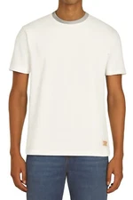Scotch & Soda Amsterdam Men’s Short Sleeve Tee Shirt, Color White, Size Medium.