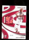 2023-24 Immaculate Red Amen Thompson Rockets RC Rookie Sneaker Patch /25