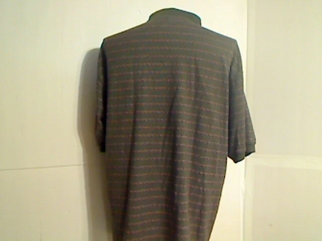 Members Only ..Men's Short Sleeve... Gray Red White. Pullover Polo Shirt Size XL - Image 2 of 4