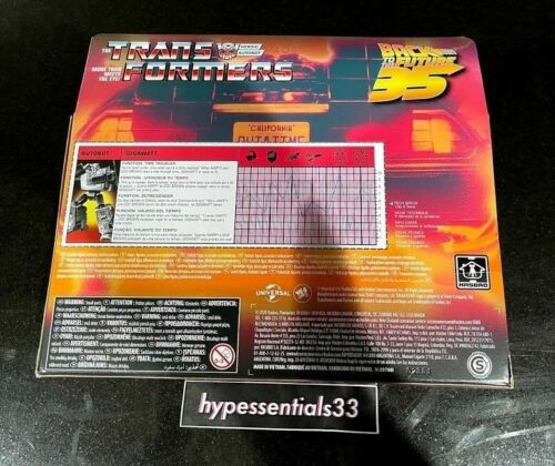 Transformers Back to the Future Delorean Gigawatt LE1985 NEW. IN HAND - Picture 4 of 11