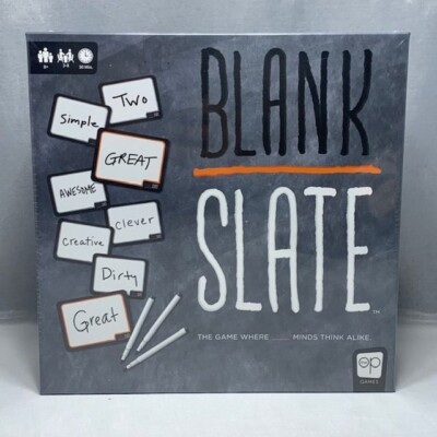 BLANK SLATE The Game Where Great Minds Think Alike Fun Family Friendly OP Games