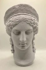 ROMAN SCULPTURE JUNO LUDOVOSI 7.9 INCH/200 MM, MUSEUM REPRODUCTION