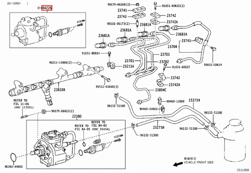 Genuine Hilux Surf KDN215 Prado KDJ121 KDJ120 1KD Suction Control Valve Kit - Picture 8 of 20