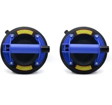 iMetrx Glass Suction Cups for Glass Vacuum 8 in Double Pad Industrial 2 Pack 