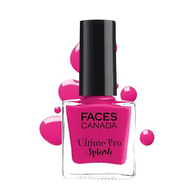 Facescanada Splash Nagellack Farbton 21 Pink Flamenco, 8ml