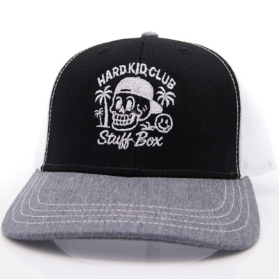 Stuff Box Cap Hard Kid Skull Snapback Herren Uinsex One Size schwarz Trucker