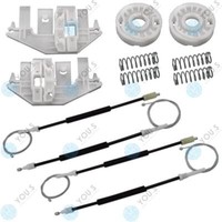 FüR Peugeot 406 (8B) Elektr. Fensterheber Reparatursatz Seilzug SET Vorne L + R