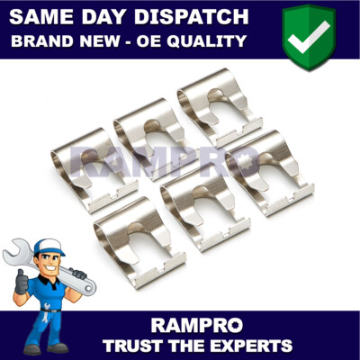 Rampro New Set Of 5 Window Wiper Linkage Repair Spring Clips Fits Almost Every V