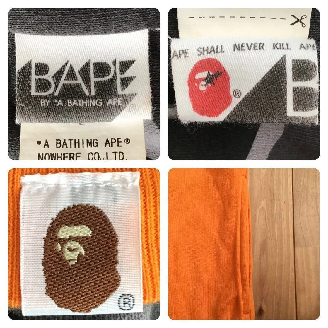 A BATHING APE (BAPE) Felpa con cappuccio reversibile BAPE mimetica zip una scimmia da bagno NIGO taglia L usata da JP 2504SM