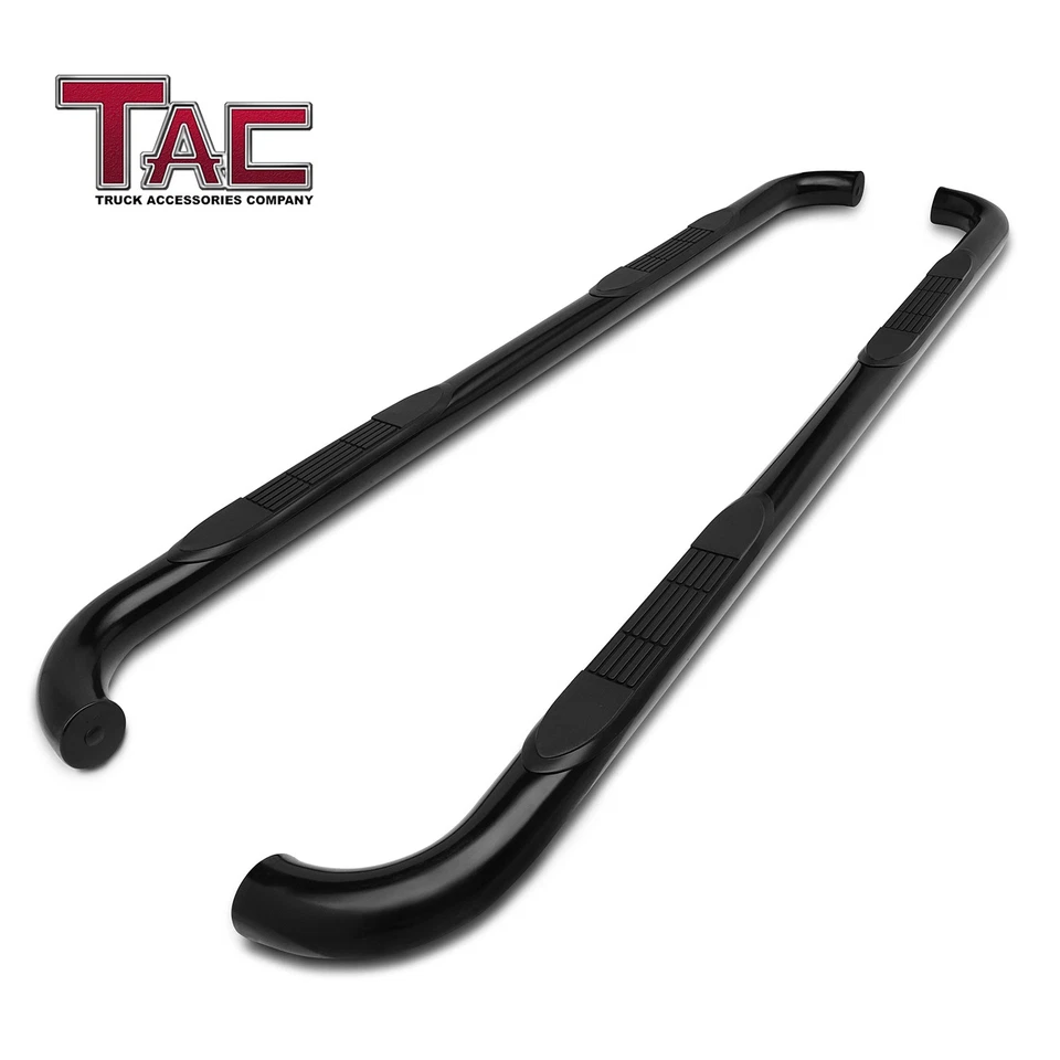3" Black Side Steps for 1984-2000 Jeep Cherokee 4 Door Nerf Bars Running Boards - Изображение 2 из 4