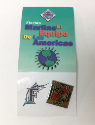 1996 Miami Florida Marlins El Equipo De Las Americas Lapel Pin