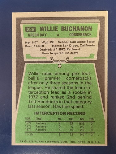 1975 Topps Football Cards Complete Your Set You Pick Choose Each #157 - 325 - Picture 199 of 249
