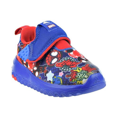 Adidas X Marvel Suru365 Spider-Man l Toddler's Shoes Blue/Red/Blue Rush gy9098 - Picture 2 of 6