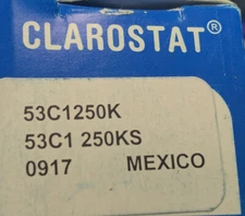 (1PC) 53C125K 53C1 250KS (Elec)/1(Mech) Solder Lug PNL/MT