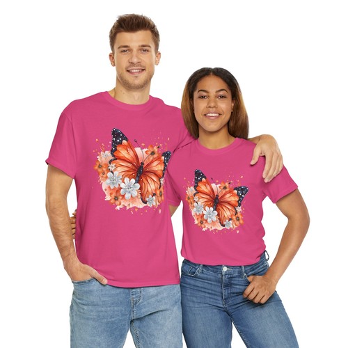 Butterfly Graphic Tee Women’s Aesthetic Oversized T-Shirt Trendy Retro Cute - Picture 65 of 85