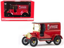 1917 Ford Model T Coca-Cola Van 1/24 Diecast Model CARZ Motorcity Classics