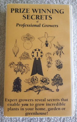 prize winning secrets of professional growers / vhs 1990 / dyna gro corp.