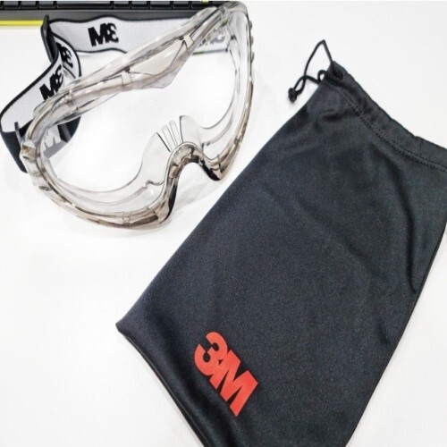 3M 40654 PLUS A Anti-fog Security Eye Protection Goggles UV protection - Picture 3 of 7