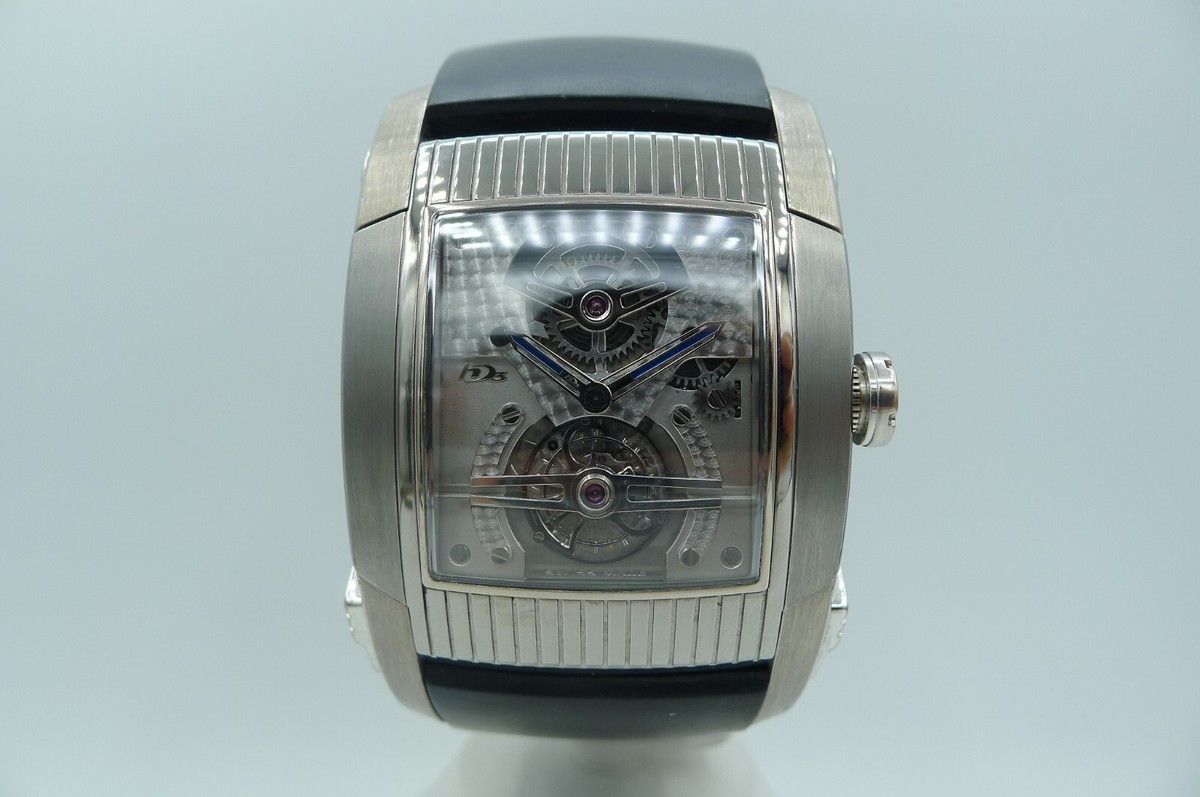 HD3 RAPTOR TOURBILLON 18K GOLD 46MM REVERSO 1/3 PIECES MADE HYSEK 