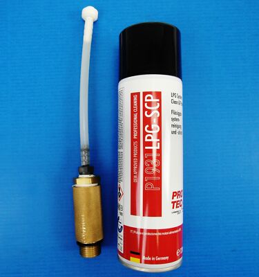 SET: PRO TEC LPG Flüssiggas System Reinigung & Schutz + Adapter 22mm