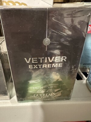 Vetiver Extreme Guerlain for Men Eau de Toilette 125ml New in Sealed Box