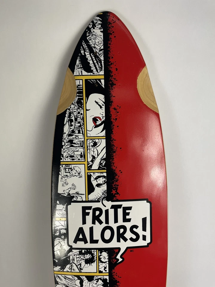 Frite Alors! Monopatín Pintail 8ply Arce Top Mount Downhill 8,75 X 39,125" C2 Foto 2 de 4