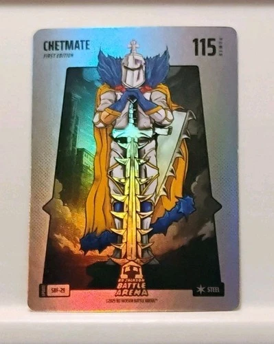 Chet Holmgren `Chetmate` First Edition (STEEL) Battlefoil- 2025 BJ Battle Arena
