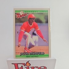 1992 Donruss The Rookies - Jacob Brumfield #19 (RC) Cincinnati Reds 