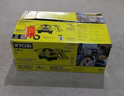 #ad RYOBI RY14AM12 1.8 GPM 1200 PSI Automotive High Flow Pressure Washer NEW *READ $229.99