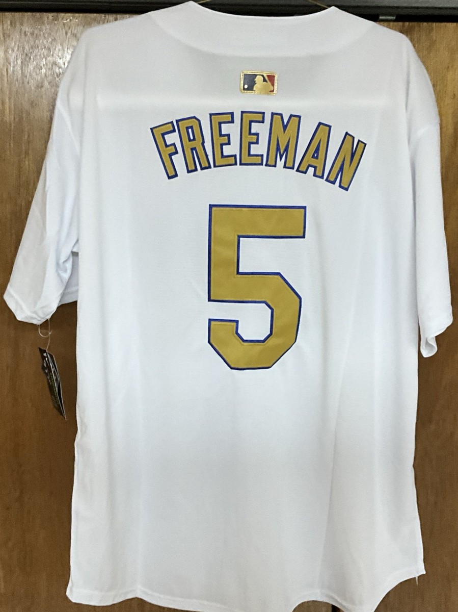 LA Dodgers Jersey Freddie Freeman #5 Nike 2025 World Series Gold