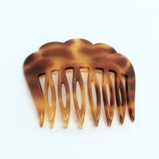 VINTAGE FRENCH Hair Comb Faux Tortoise Shell Made In France