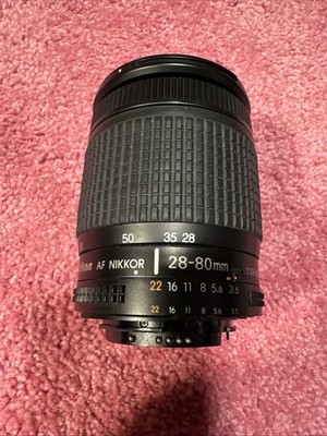 Nikon AF Nikkor 28-80mm 1:3.5-5.6D Zoom Camera Lens | eBay
