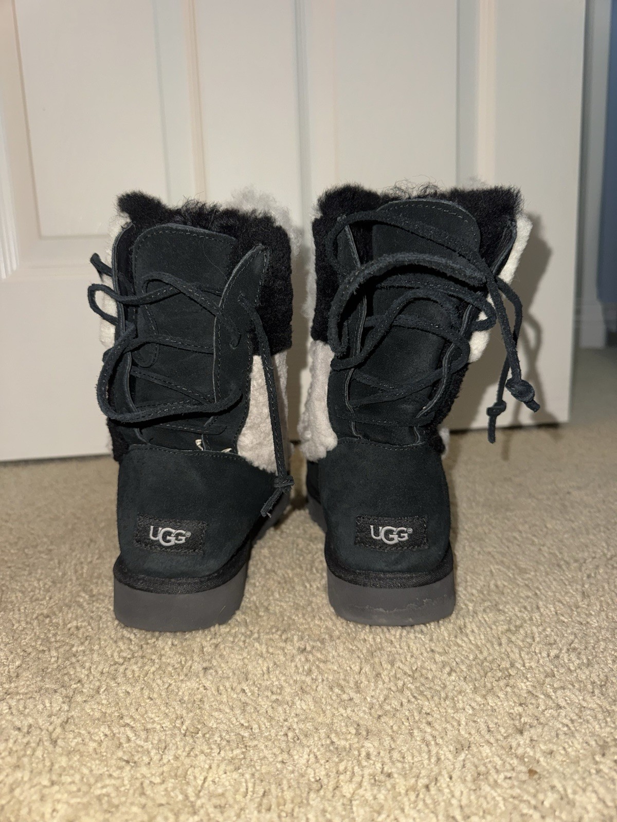 UGG Classic Short Patchwork Fluff Womens Size 8 B… - image 3