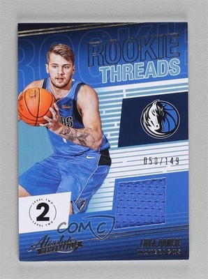 2018 Panini Absolute Memorabilia Rookie Threads Level 2 /149 Luka Doncic RC 06mc