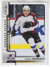 17/18 OPC O-PEE-CHEE ANDREI MIRONOV MARQUEE RC ROOKIE #619