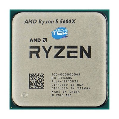 AMD Ryzen 5 5600X Max 4,60GHz Prozessor CPU AM4 Bulk Tray Ohne Integrierte GPU