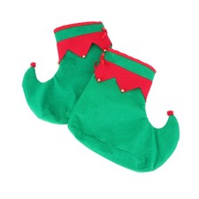 Elf Costume Shoes Reindeer Slippers Covers for Women Accessories