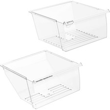 2188656 Upper  2188664 Lower Upgraded Crisper Bin Refrigerator Drawers