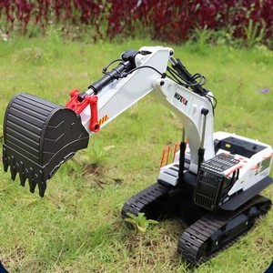 1594 HUINA 1/14 RC Metal Excavator Model Toys Radio Light Battery 28CH Sound