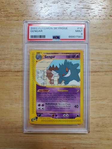 Gengar graded PSA 9 for sale on eBay